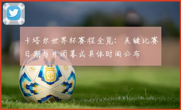 卡塔尔世界杯赛程全览:关键比赛日期与开闭幕式具体时间公布